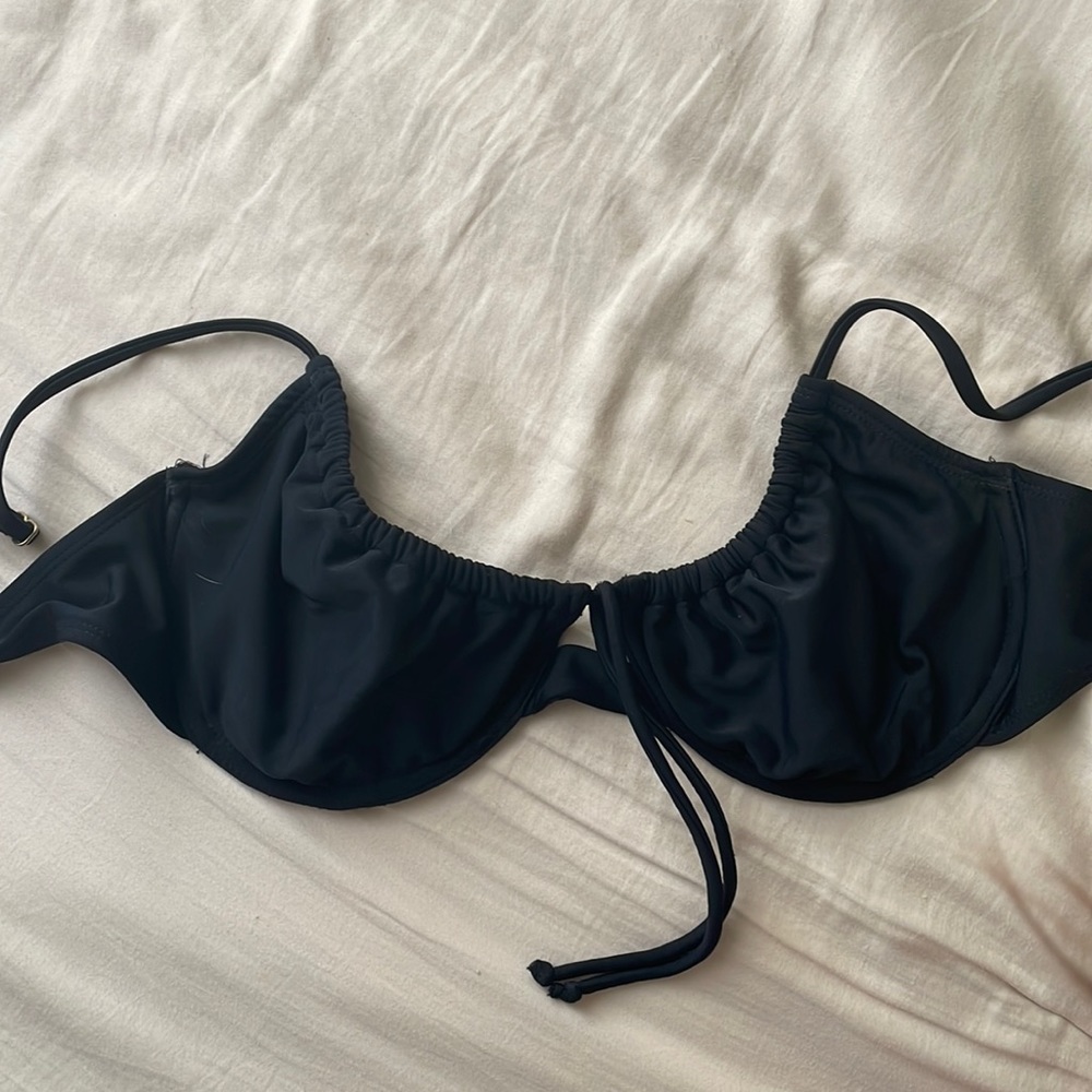 Ruched Underwire Target Bikini Top